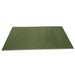Green mat with a textured surface on a white background