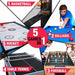 Multigame table with various games including basketball, hockey, billiards, foosball, and table tennis.