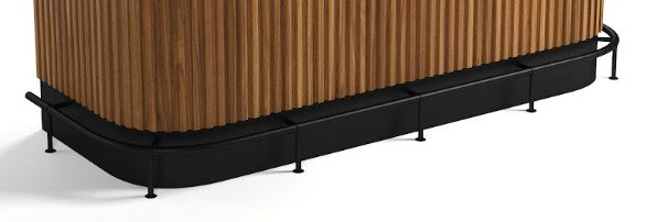 RAM Game Room Prohibition Series 84" Footrail