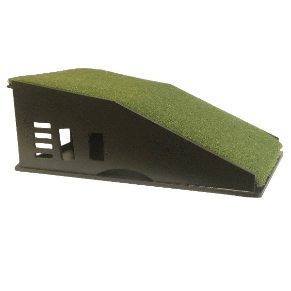 Green projector cover on a white background