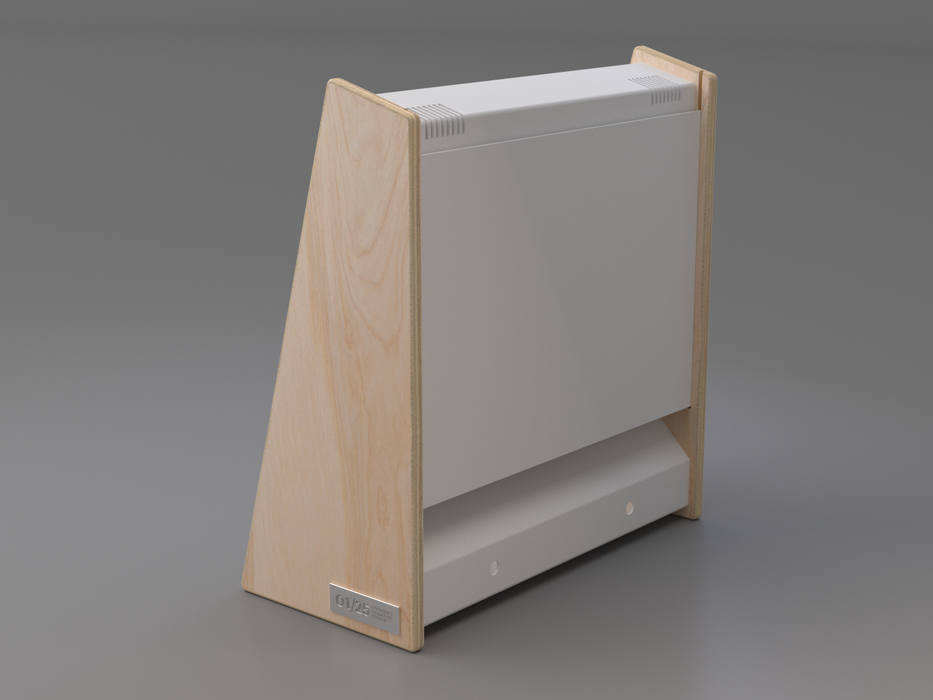 Free standing bar-top video arcade game with color screen, 2 controllers, and real wood cabinet