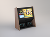 Free standing bar-top video arcade game with color screen, 2 controllers, and real wood cabinet