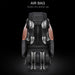Massage chair with airbag technology on a black background