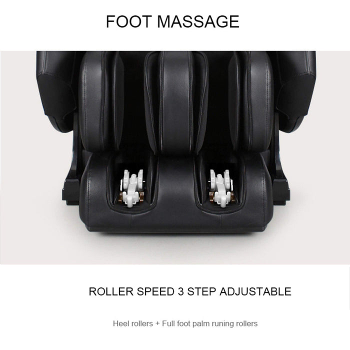 Foot massage device with rollers on a white background