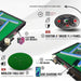 Detailed view of a gaming table with various features highlighted