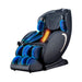 Massage chair with blue massage nodes on a white background