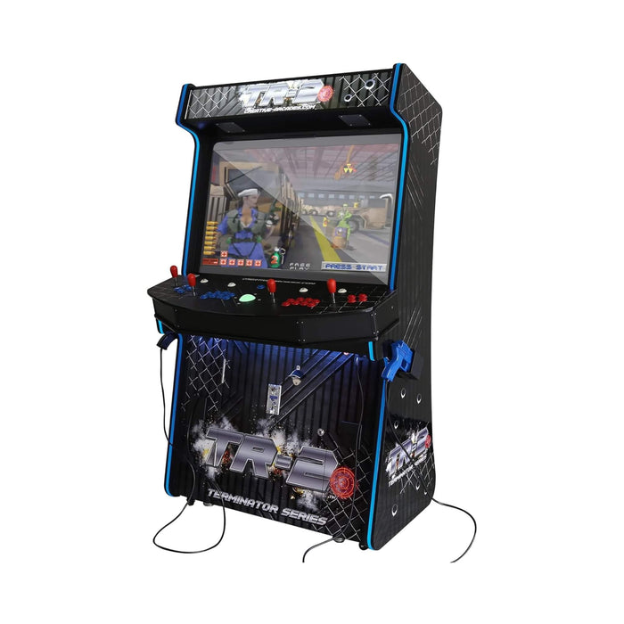 Terminator Series arcade machine on a white background