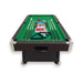 Pool table with accessories on a white background