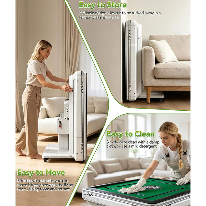 Portable air conditioner with features highlighted on a white background