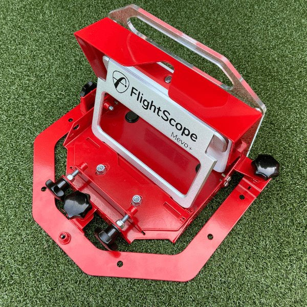 FlightScope device on artificial turf 
