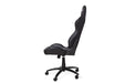 Black office chair on a white background