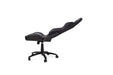 Black office chair on a white background