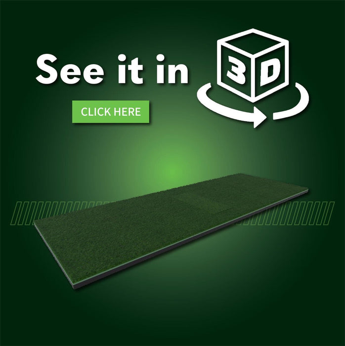 Green mat with 3D viewing option on a green background