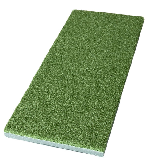 Green mat on a white background